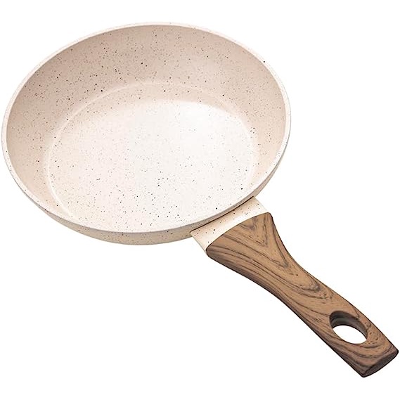 Frigideira Ceramica Antiaderente Fundo Triplo Indução 20cm Mimo Style Linha Mármol Cook Panela Avulsa Multiuso Para Ovo Tapioca Omeleteira