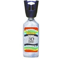 Dimensional glitter Acrilex prata 35ml