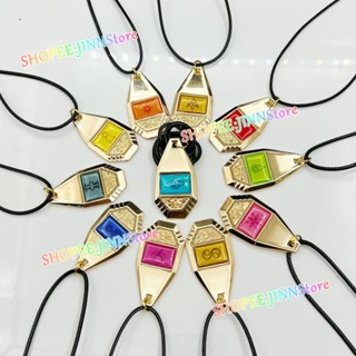 - JN-Anime Digital Monster Cosplay Pingente Colar De Metal Digimon Adventure Emblemas De Aventura Colares De Moda Jóias Presentes