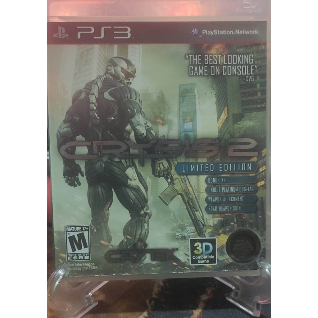 Jogo Crysis 2 Completo Ps3 Mídia Física!