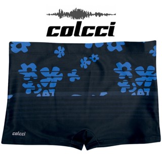 Sunga Boxer Colcci com Estampa Floral Forrada Cordao de Regulagem FPS 50 Moda Praia Verao Masculina