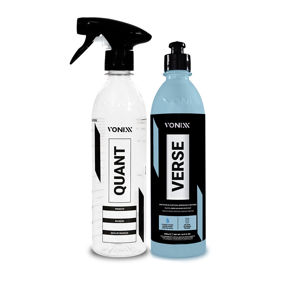 Kit Verse 500ML + Pulverizador Quant 500ML Vonixx
