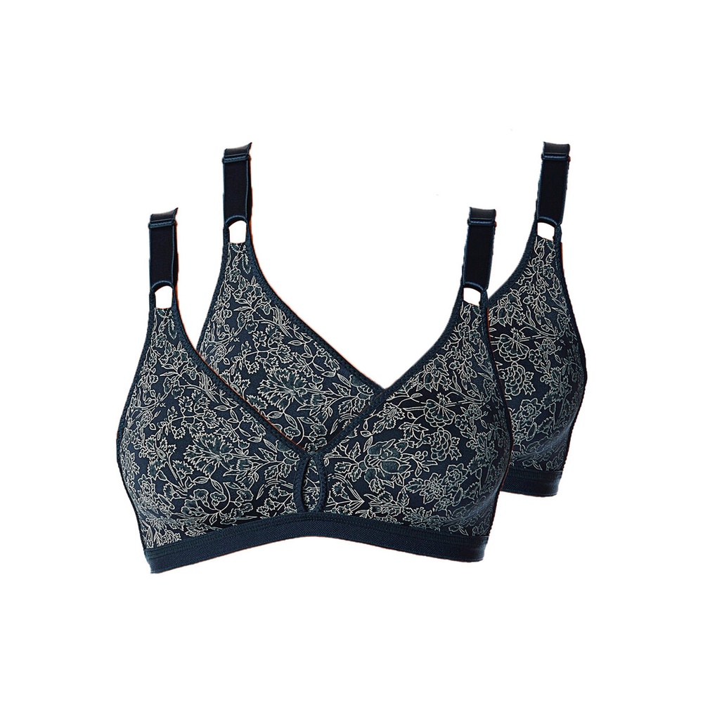 Kit com 2 Sutiãs Sustentação Olimpo Firantela Demillus 61742 Taça B em Oferta na Shopee