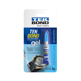 Cola instantânea gel 3g blister - tekbond