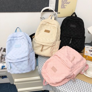 Ins Mochila Estudantil De Grande Capacidade Lona Placa Lisa Li