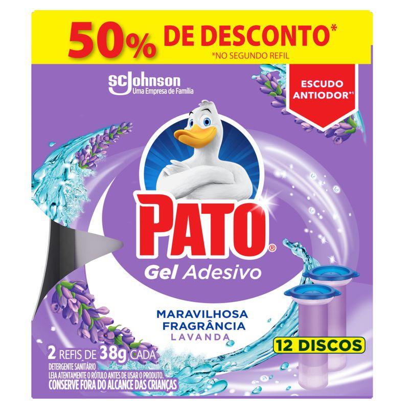Refil Gel Adesivo Pato Lavanda 2un em Oferta na Shopee