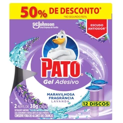 Refil Gel Adesivo Pato Lavanda 2un