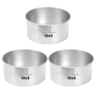 Kit 3 (TRES) Forma Assadeira Bolo Meme BENTO Cake 10 x 5 cm Alumínio Fundo Fixo - J46CR em Oferta na Shopee