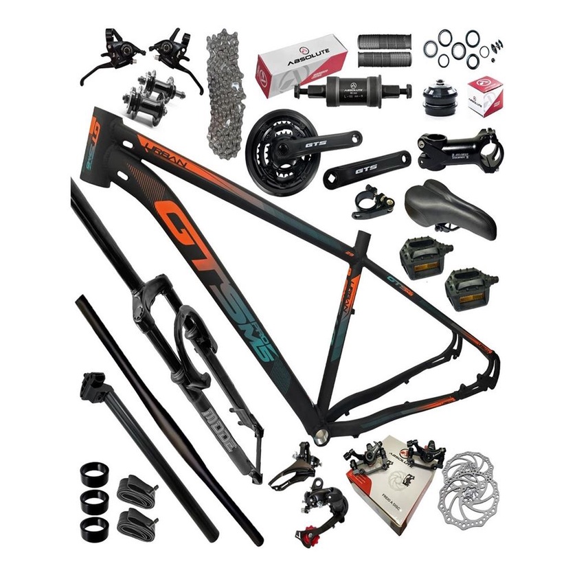 Kit Quadro Bicicleta Gts Prom5 Aro 29 21v  Completo+ Pecas