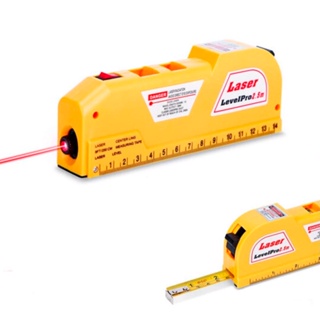 Nível De Mão Com Laser Bolha Trena Régua 4 em 1 Nivelador Profissional em Oferta na Shopee