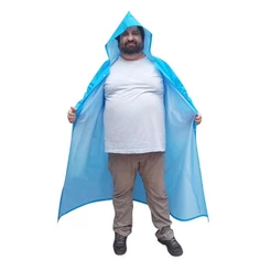 Capa De Chuva PVC Forrada Tamanho EXGG Grande Plus Size