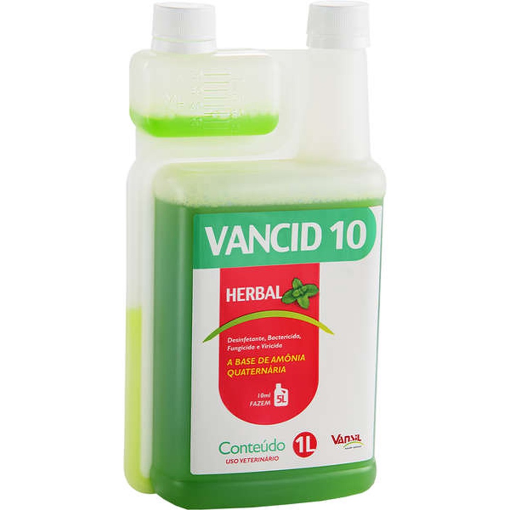 Vancid 10 Desinfetante Bactericida Vansil - 1 Litro em Oferta na Shopee