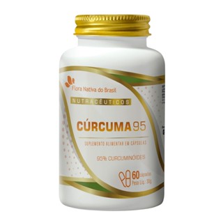 Cúrcuma 95% Curcumina 130mg 60 Caps Flora Nativa