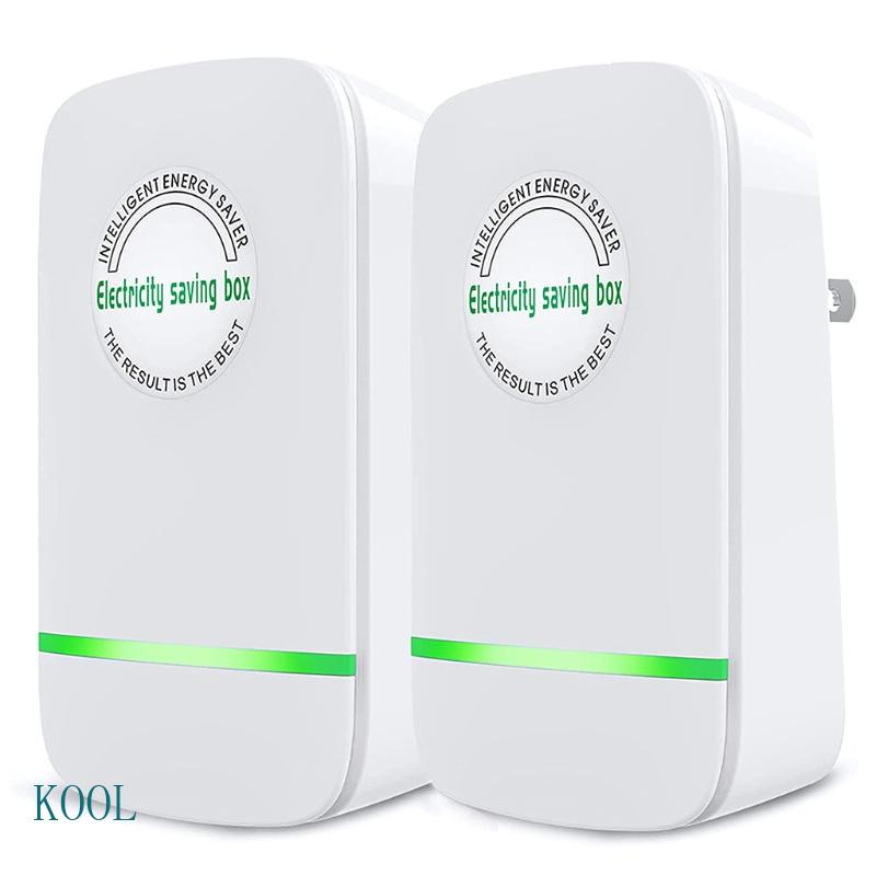 KOOL 2 Pack Power Saver Economia De Energia Eficiência Doméstica