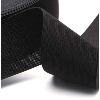 ELÁSTICO ESTIKA PRETO 3cm - ROLO 25 METROS