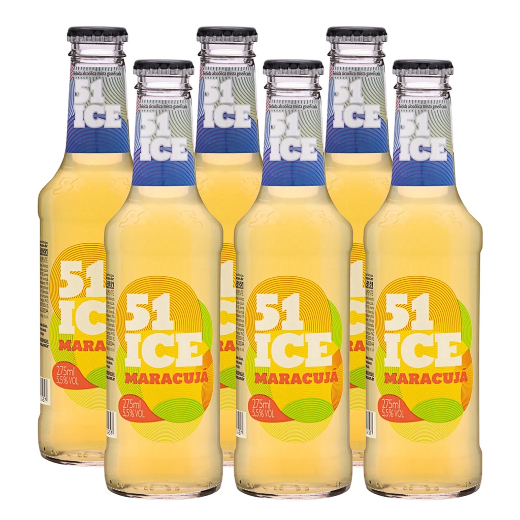 KIT 06 ICE 51 MARACUJA 275ML