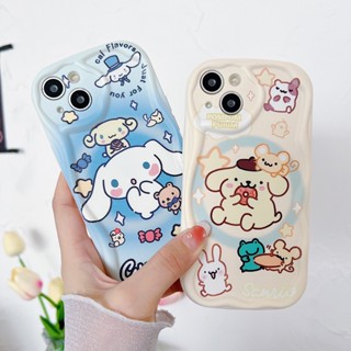 Desenho Animado De Silicone Pompom Purin Cinnamoroll Caixa De Telefone Para Xiaomi Redmi Note 12 4G 11 10 9 8 Pro Max + Plus 12S 11S 10S 9S 4G 5G Capa Traseira De Anime À Prova De Choque Cães Pequenos E Fofos