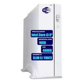 Computador Pc Slim Intel Core I3 8ªg 16gb Ram Ssd 480gb Wifi em Oferta na Shopee