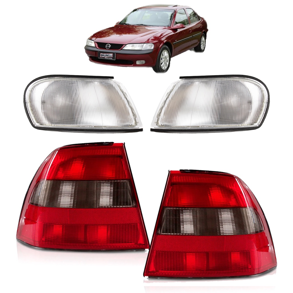KIT PAR Lanterna Dianteira Traseira Vectra 1997 1998 1999 CR