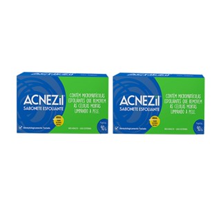 Sabonete Acnezil Barra Esfoliante Combate Cravos 2 Caixas