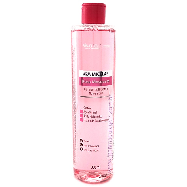 Água Micelar Rosa Mosqueta 300ml Max Love