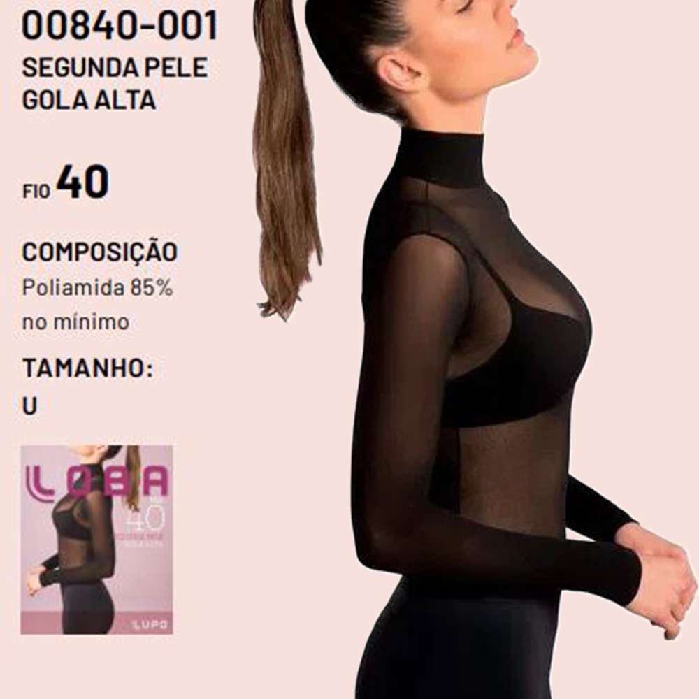 Segunda Pele Gola Alta Fio 40 Loba 00840-001