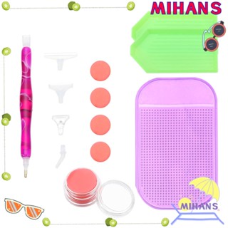 MIHAN Arte De Unhas Esteira Para Pintura Com Diamante Canetas De Resina Caneta Ponto Cruz Argila Artesanato De Bricolage Acessórios Costura Broca/Multicolor