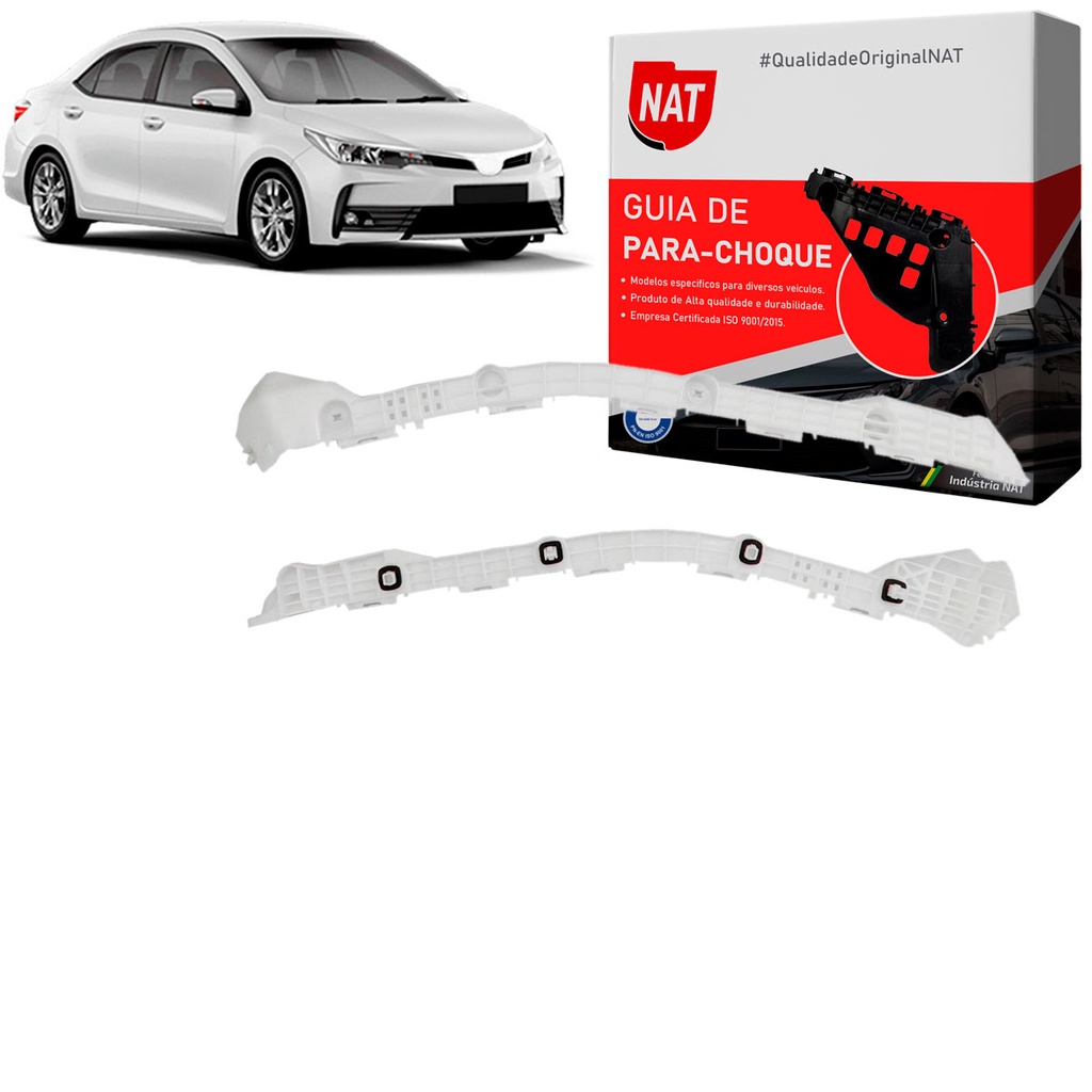 Suporte Guia Parachoque Corolla 2015 Até 2019 Traseiro em Oferta na Shopee
