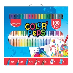 Maleta de pintura Color''Peps com 100 peças 907003 Maped