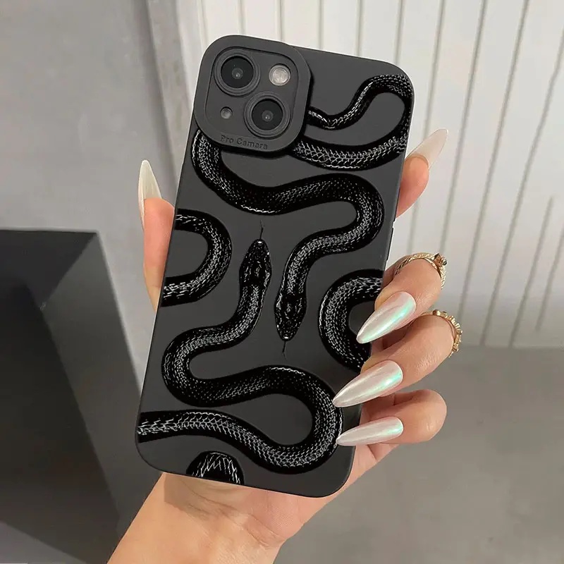 Capa De Silicone Macia À Prova De Choque Para iPhone 15 Pro Max 11 12 13 14 7 8 Plus SE 2020