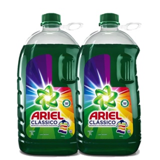 Kit Lava Roupas Concentrado Ariel Expert 3L com 2 Unidades em Oferta na Shopee
