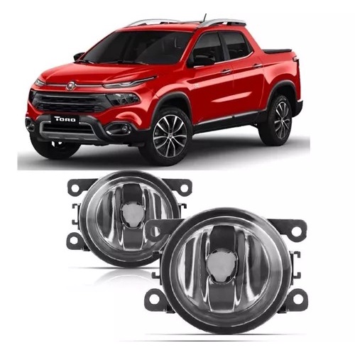 Par Farol De Milha Universal Fiat Toro 2016 2017 2018 2019 2020