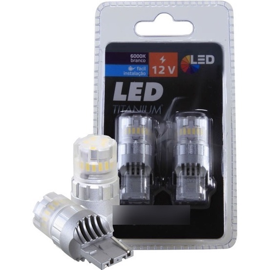 Par Lâmpada Led Titanium T20 1 Polo 7440 Shocklight - (SLL-7440T-BC) em Oferta na Shopee