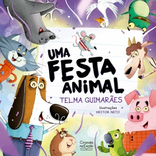Livro Literatura infantil Uma festa animal em Oferta na Shopee