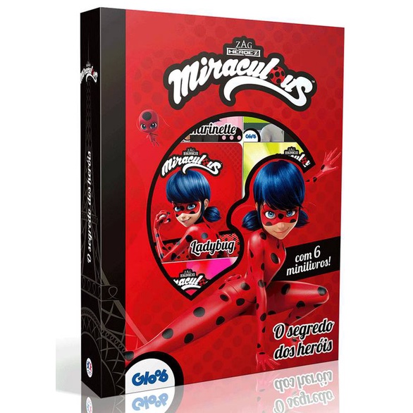 BOX As Aventuras de Ladybug - COM 6 MINILIVROS CARTONADOS