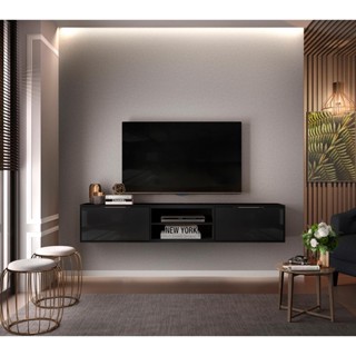 RACK SUSPENSO CLASSIC 1,80M COOL HOME PRETO