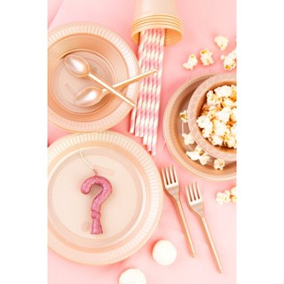 Kit Descartáveis Rose Gold 50 Pessoas