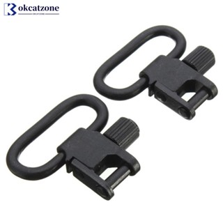 OKCATZONE Fivelas De Correia Giratória De Funda De 1 Polegada QD Para Serviço Pesado Quick Detachable Sling Mount Ring Acessórios Camping Exterior A6C7