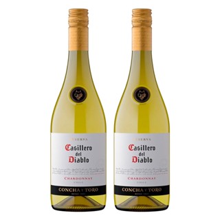 Kit 2 Vinhos Casillero Del Diablo Chardonnay 750ML