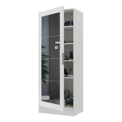 Sapateira 1 Porta com Espelho Jade Multimóveis V6006