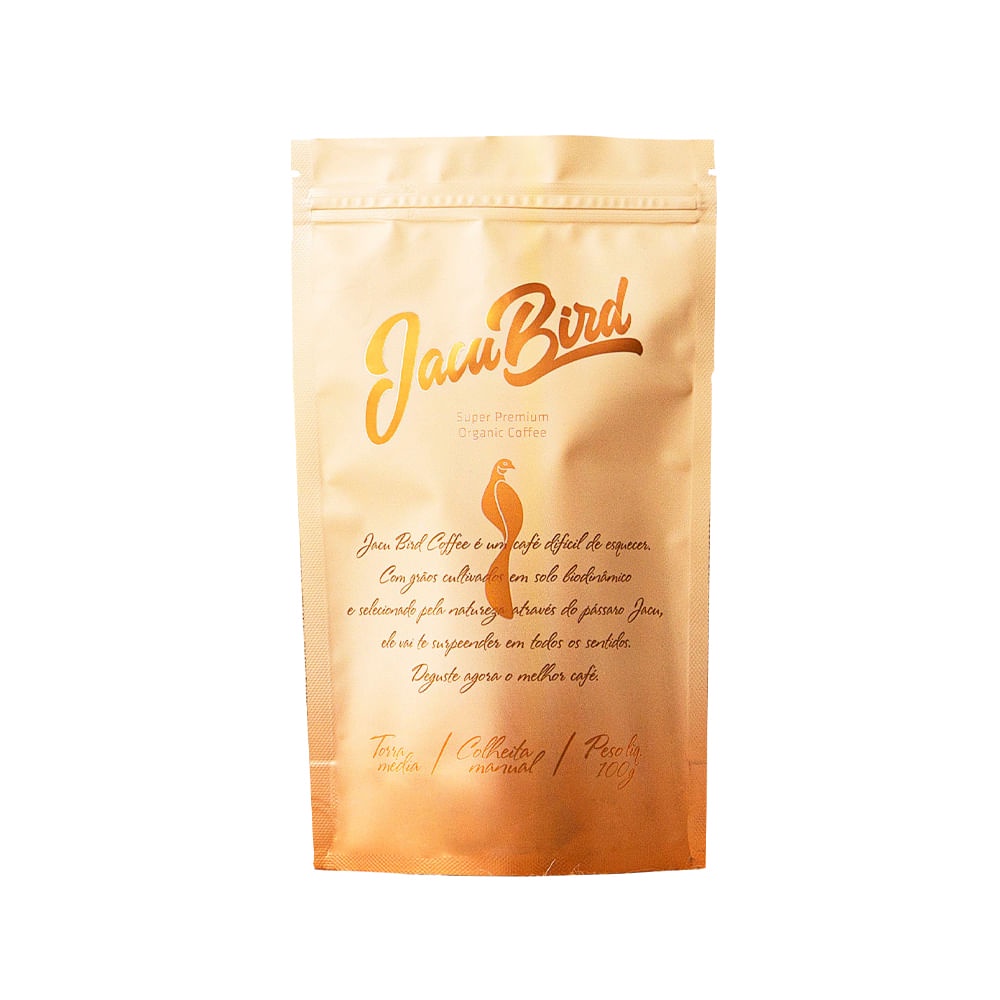 CAFÉ ORGÂNICO JACU BIRD TORRADO E MOÍDO - 100 G - S/LATA