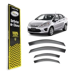 Defletor Calha de Chuva New Fiesta Sedan 2011 a 2019 4 Portas Ecoflex