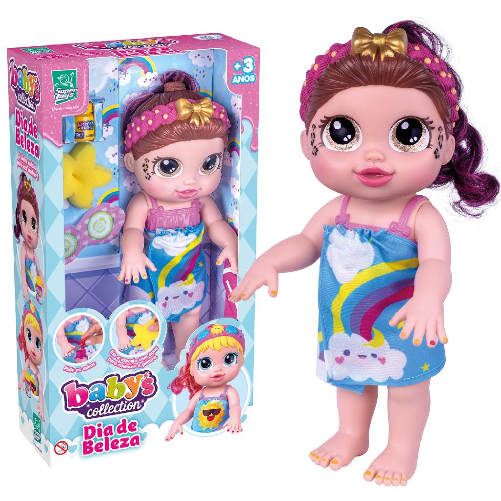 Boneca Baby Dia De Beleza Alive Pinte As Unhas, Com Esmalte e Tatuagens