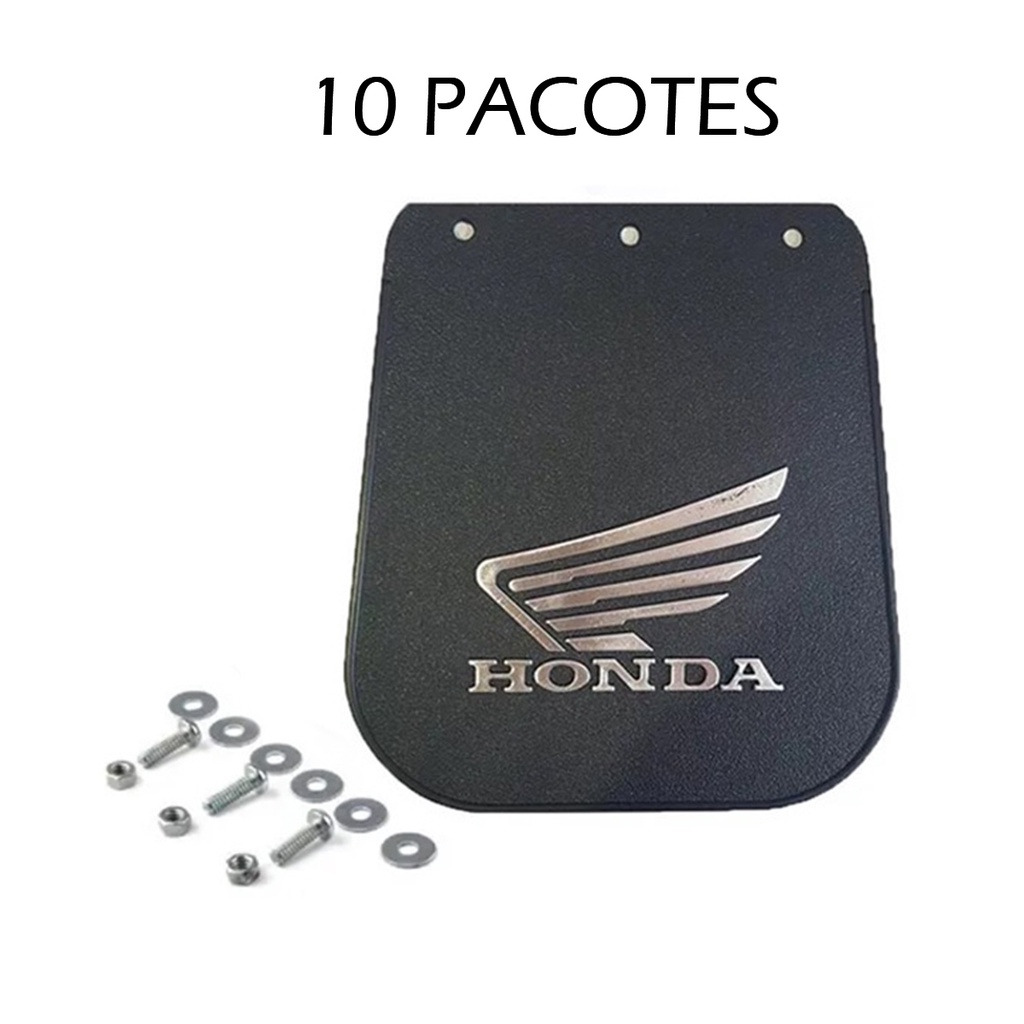 Lameiro Paralama Moto Medio 10 Pacotes Logo Honda Titan 125 150 160 Fan 125 150 160 Start 160 Pop 100 Biz 125