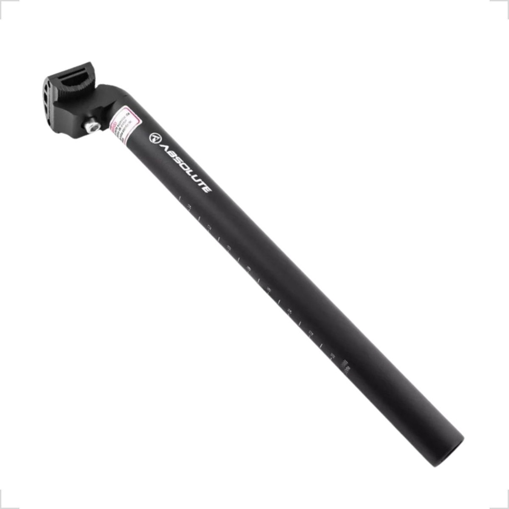 Canote Selim Com Carrinho Absolute 27.2mm Alumínio Preto Bike Mtb Bicicleta