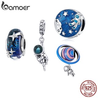 Bamoer Astronauta Pingente Pulseira De Encanto Bracelete Fashion Jewelry BSC202
