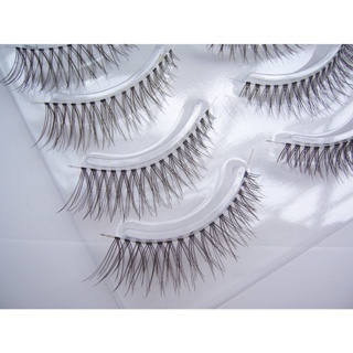 K8-brown Cílios Falsos Cílios feitos à mão 4 Pares Cílios Falsos (marrom) em Oferta na Shopee