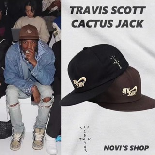 Boné De Basebol Cactus Jack Bordado Travis Scott/NK Flat Along Fashion Hip Hop Hat