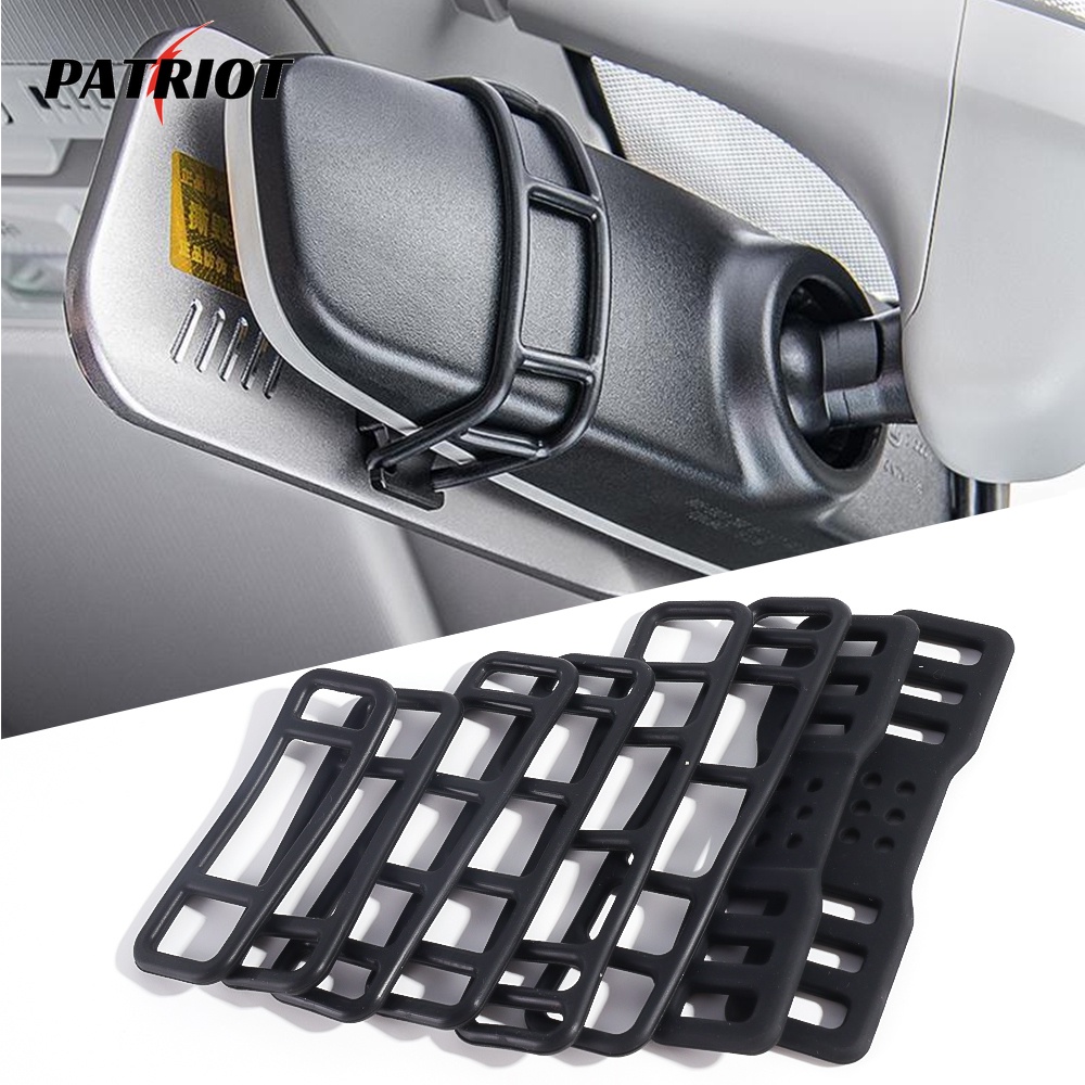 1pc Espelho Retrovisor DVR GPS Atadura Fixa/Alça Elástica De Silicone Para Gravador De Direção De Carro Ajustável Câmera Dash Cam/Fivela De Borracha O Interior Do