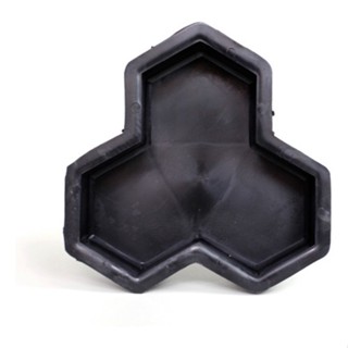 Kit 5 Formas Pra Piso Intertravado 3 Pontas 23x23x6 Bloquete
